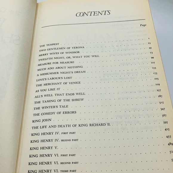 Vintage The Complete Works of William Shakespeare 1990 Book - Picture 11 of 15